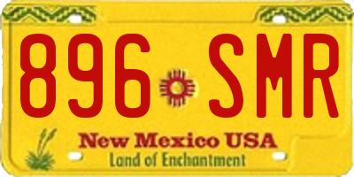 NM license plate 896SMR