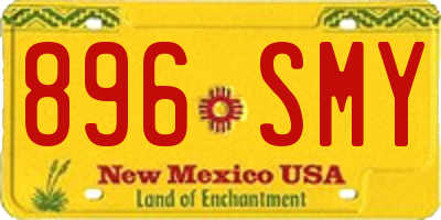 NM license plate 896SMY