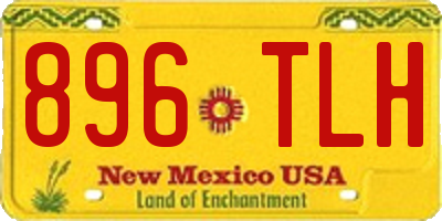 NM license plate 896TLH