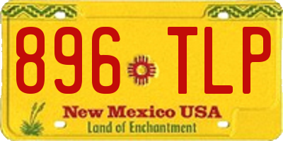 NM license plate 896TLP