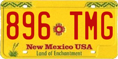 NM license plate 896TMG