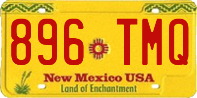 NM license plate 896TMQ