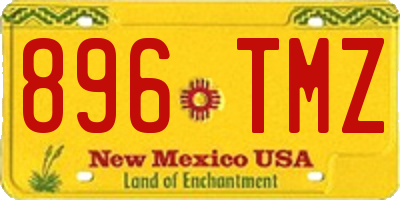NM license plate 896TMZ