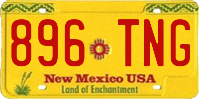 NM license plate 896TNG