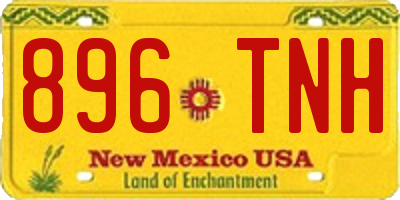 NM license plate 896TNH