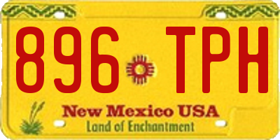 NM license plate 896TPH