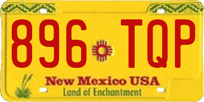 NM license plate 896TQP