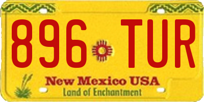 NM license plate 896TUR