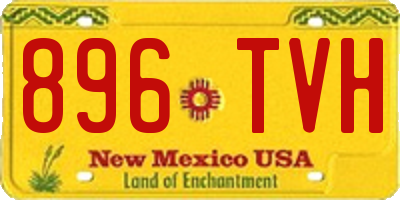 NM license plate 896TVH