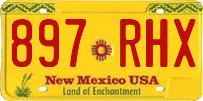 NM license plate 897RHX