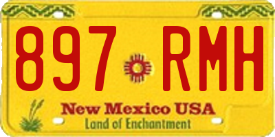 NM license plate 897RMH