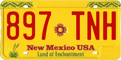 NM license plate 897TNH