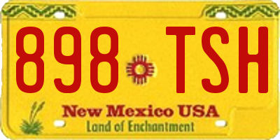 NM license plate 898TSH