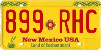 NM license plate 899RHC