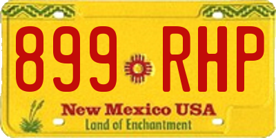 NM license plate 899RHP