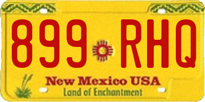 NM license plate 899RHQ