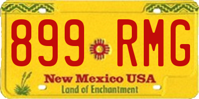 NM license plate 899RMG
