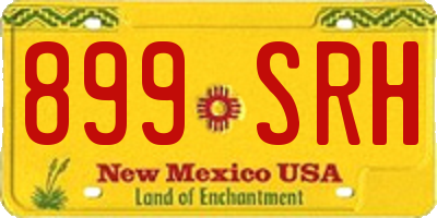 NM license plate 899SRH