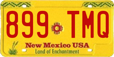 NM license plate 899TMQ