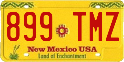 NM license plate 899TMZ