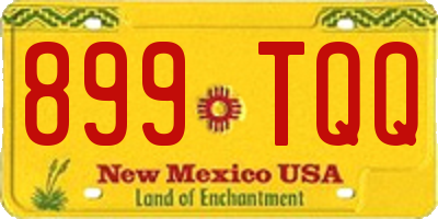 NM license plate 899TQQ