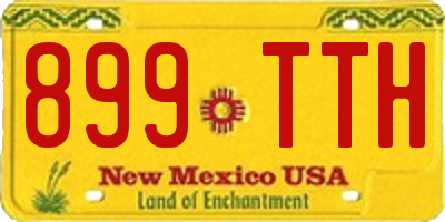 NM license plate 899TTH