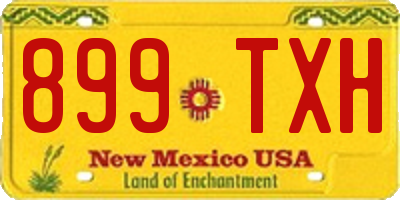 NM license plate 899TXH