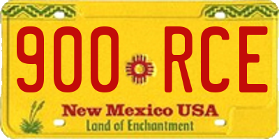 NM license plate 900RCE