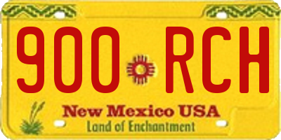 NM license plate 900RCH