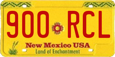 NM license plate 900RCL