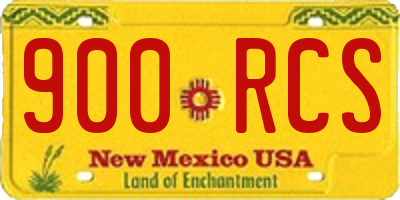 NM license plate 900RCS