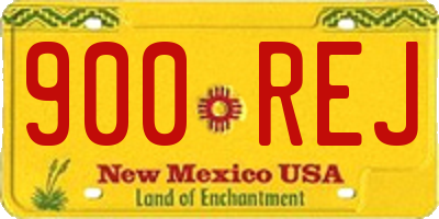 NM license plate 900REJ