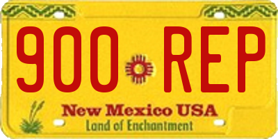 NM license plate 900REP