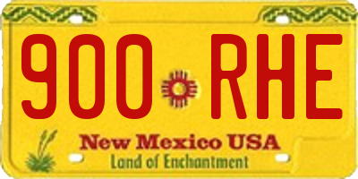 NM license plate 900RHE