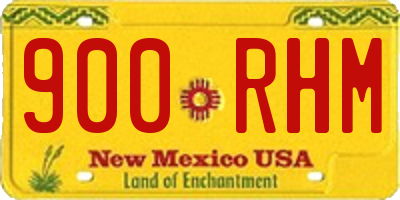 NM license plate 900RHM