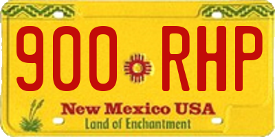 NM license plate 900RHP