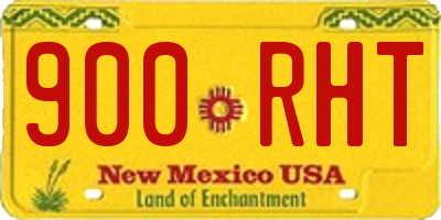 NM license plate 900RHT