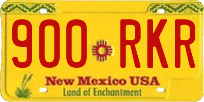 NM license plate 900RKR