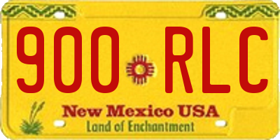 NM license plate 900RLC