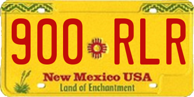 NM license plate 900RLR