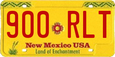NM license plate 900RLT
