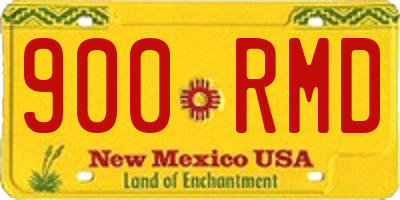 NM license plate 900RMD
