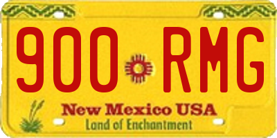 NM license plate 900RMG
