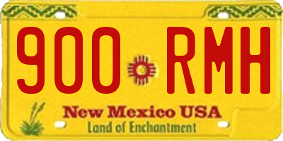 NM license plate 900RMH