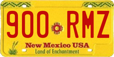 NM license plate 900RMZ
