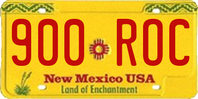 NM license plate 900ROC