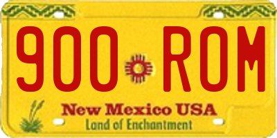 NM license plate 900ROM