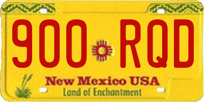 NM license plate 900RQD