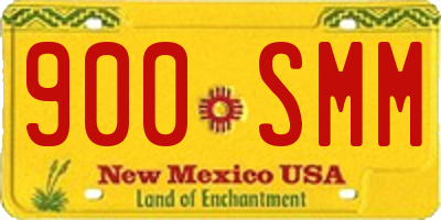 NM license plate 900SMM