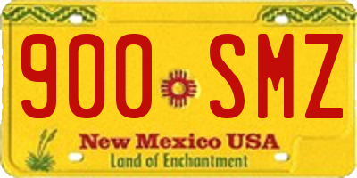 NM license plate 900SMZ